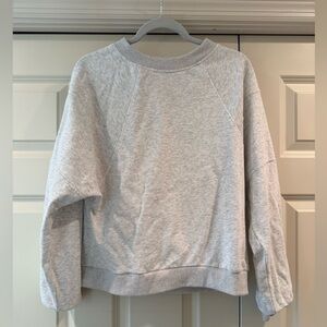 Everyday Light Gray Crewneck Pullover Sweater